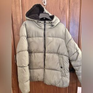 NWT Madden Girl Moss Green Coat women size XL